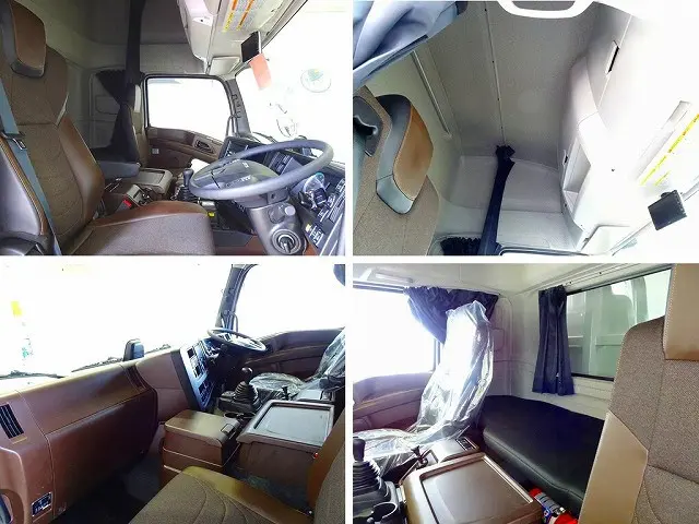 2人乗り ベッド付 室内LED灯/カーテン ハイルーフ 消火器1個 |いすゞ ギガ 2PG-CYJ77D(8x4)の写真7