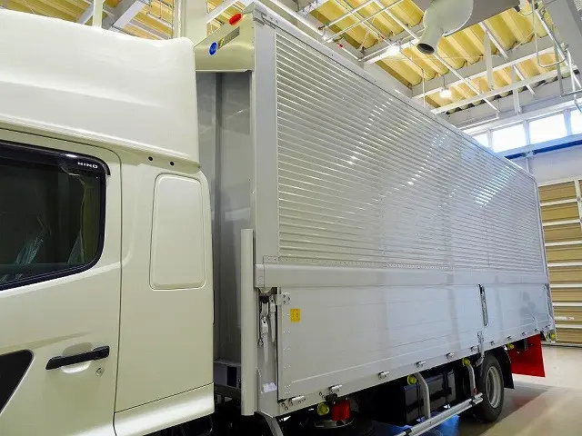 荷台内寸:626×240×242 トランテックス/W110M56 リア観音扉 落とし込みフック5対 左右セイコーラック ラッシングレール2段(58cm/140cm)/ベルト1個 荷室LED灯3個|日野 デュトロ 2PG-FD2ABG(2WD)の写真28