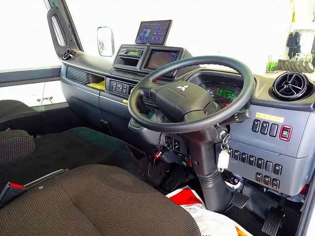 オートAC PS PW SRS ABS 左電格ミラー/左電動角度調整 運転席肘掛け 社外ポータブルナビ/フルセグTV(PN0908ATP) Bluetooth ETC バックモニター ドラレコ|三菱 ローザ 2WG-BG740G(4WD)の写真5