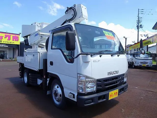 お問合せ管理No.J289　H29 エルフ 0.5t 4WD(切替式) FFL 標準 10M高所作業車|いすゞ エルフ TPG-NKS85AN(4WD)の写真2