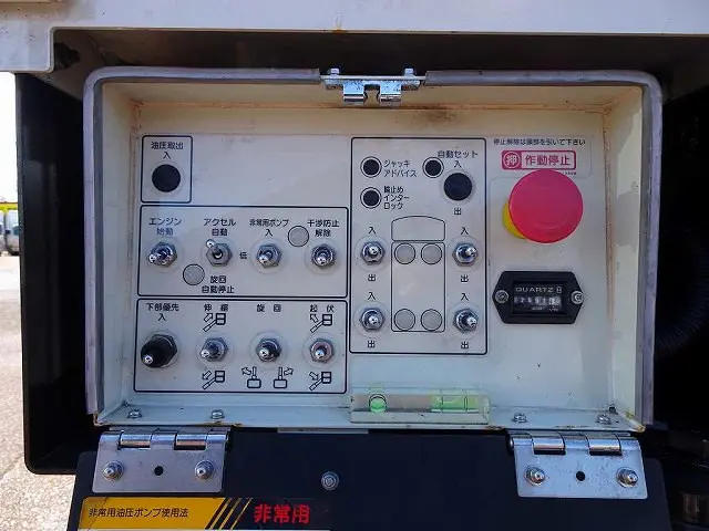 アイチ製　SB10A　9.7Ｍ　2693h　最大バケット積載荷重200kg　右リア100Vコンセント用電源ケーブル付　左リア地上アースコード付　上物左右工具棚＆右側はしご掛け付|いすゞ エルフ TPG-NKS85AN(4WD)の写真29