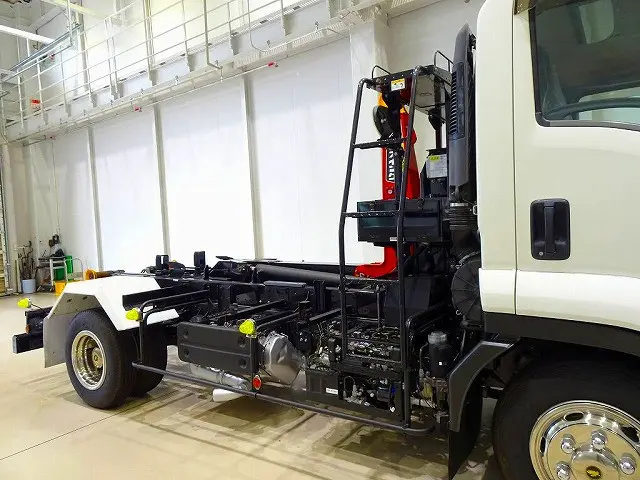 フックロール 極東開発/JM04-55-C 脱着式コンテナ車 上物スイッチキャブ室内(室内操作のみ) LED作業灯1個|いすゞ フォワード 2RG-FRR90S2(2WD)の写真25