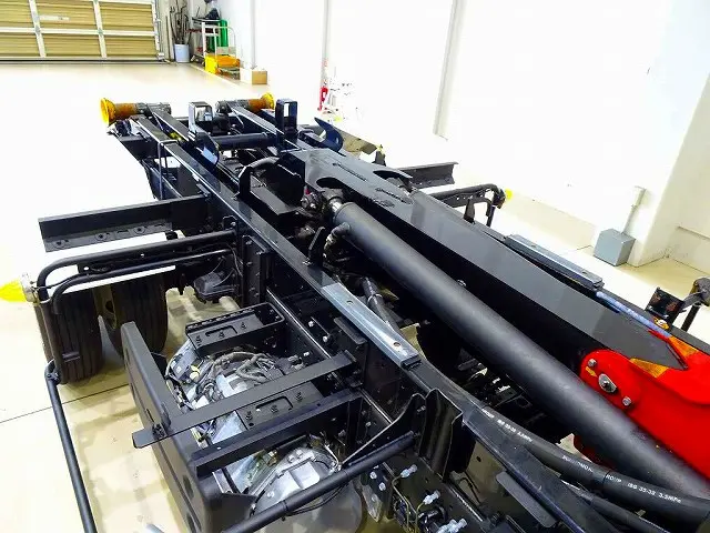 フックロール 極東開発/JM04-55-C 脱着式コンテナ車 上物スイッチキャブ室内(室内操作のみ) LED作業灯1個|いすゞ フォワード 2RG-FRR90S2(2WD)の写真27