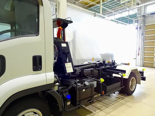 フックロール 極東開発/JM04-55-C 脱着式コンテナ車 上物スイッチキャブ室内(室内操作のみ) LED作業灯1個|いすゞ フォワード 2RG-FRR90S2(2WD)の写真28