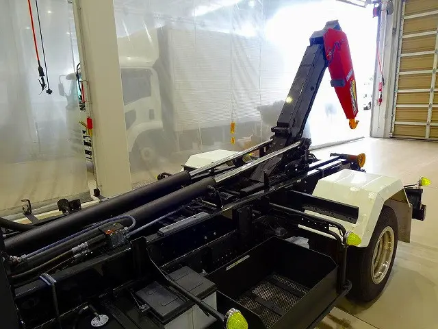 フックロール 極東開発/JM04-55-C 脱着式コンテナ車 上物スイッチキャブ室内(室内操作のみ) LED作業灯1個|いすゞ フォワード 2RG-FRR90S2(2WD)の写真37