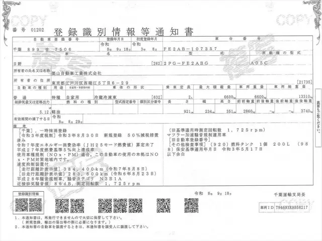 日野 レンジャー 2PG-FE2ABGの写真34
