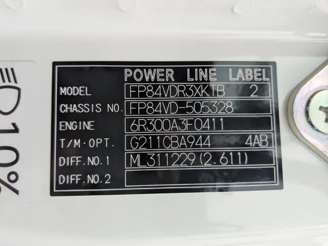 三菱 スーパーグレート 2RG-FP84VDR(2WD)の写真2