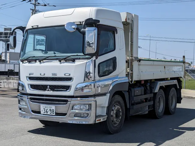 三菱 スーパーグレート QKG-FV60VX(6x4)の写真1