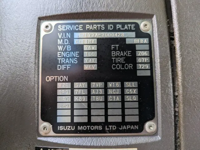 いすゞ ギガ QKG-CXE77A(その他)の写真2