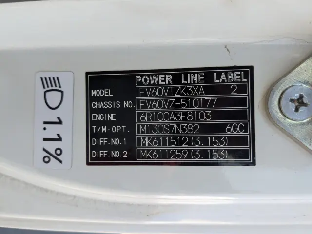 三菱 スーパーグレート QPG-FV60VZ(6x4)の写真2