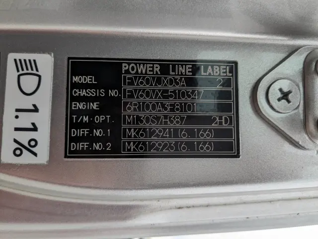 三菱 スーパーグレート QKG-FV60VX(6x4)の写真2