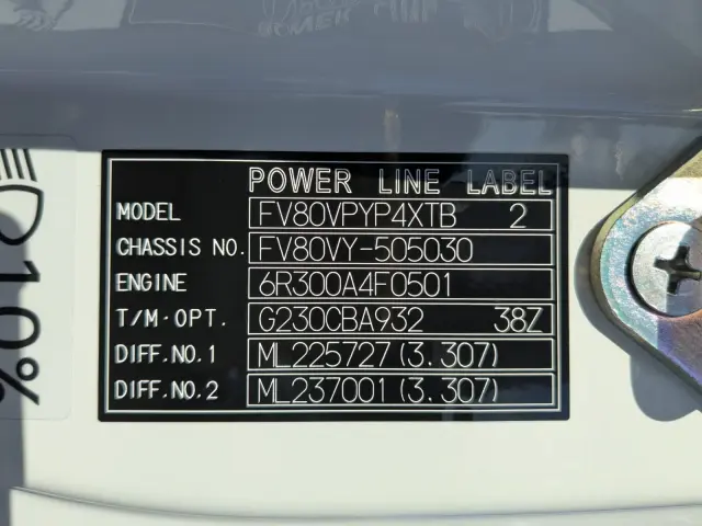 三菱 スーパーグレート 2KG-FV80VYP(6x4)の写真2