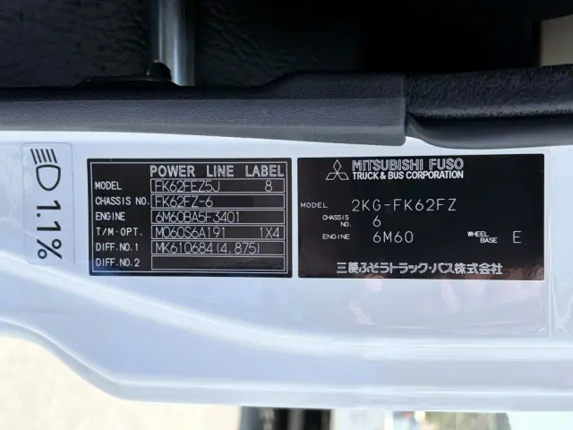 三菱 ファイター 2KG-FK62FZ(2WD)の写真49