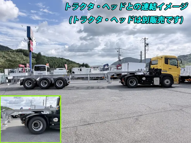 フルハーフ 海上コンテナセミトレーラー KFKGG340W改の写真14