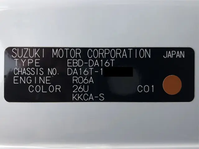 スズキ キャリイ EBD-DA16T(2WD)の写真50