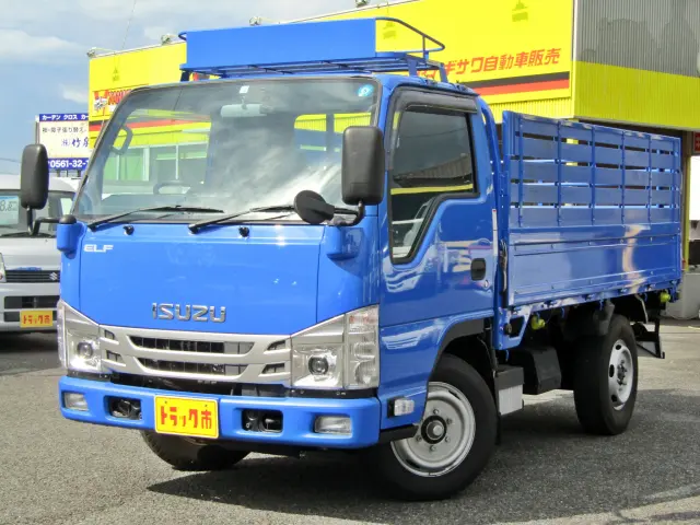あおりを延長して背の高い荷物を運びやすくした２トントラックが入庫です☆|いすゞ エルフ 2RG-NJR88A(2WD)の写真1