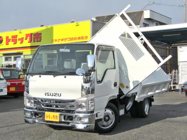 後ろだけでなく左右の横にもダンプできる「３転ダンプ」が入庫です☆|いすゞ エルフ 2RG-NKR88AN(2WD)の写真1