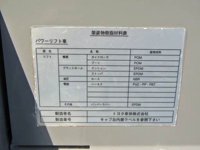 信頼のトヨタ車体製の垂直ゲート!アフターサービスも安心です☆|トヨタ ダイナ TKG-XZC600(2WD)の写真12