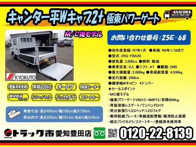 三菱 キャンター 2RG-FBA20(2WD)の写真2