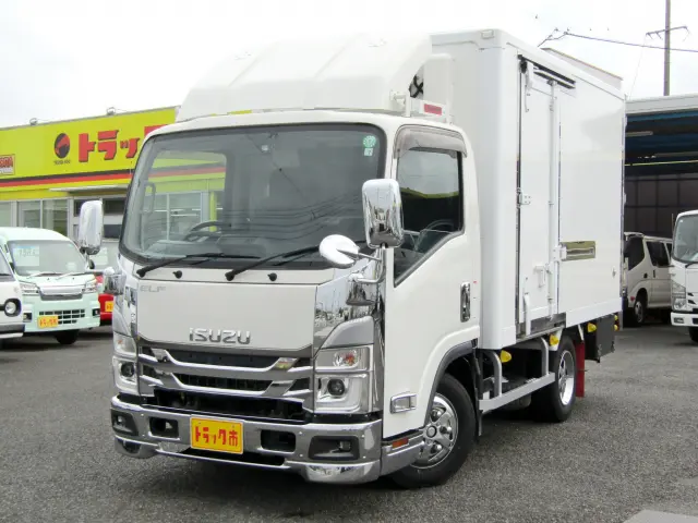 常温品と冷凍品を一度で運べる便利な低温冷凍車が入庫です☆|いすゞ エルフ 2RG-NMR88AN(2WD)の写真1