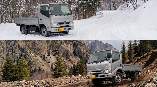 道路状況を選ばない4WD駆動なので、降雪地域の方や未舗装路の多い山間部の方にオススメです☆|トヨタ ダイナ 2PG-GDY281(4WD)の写真5