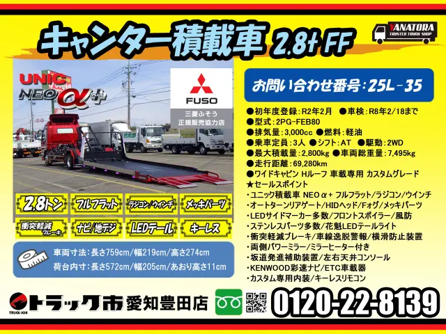 三菱 キャンター 2PG-FEB80(2WD)の写真2