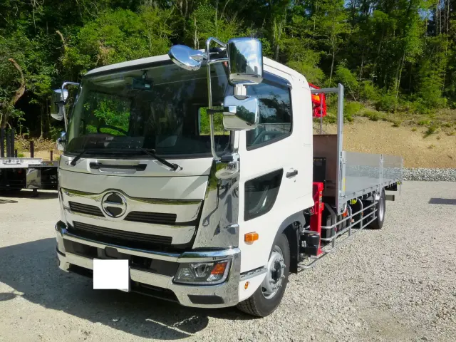 ☆日野レンジャー増トンクレーン付 ユニック4段入庫しました!!☆|日野 レンジャー 2KG-FE2ACG(2WD)の写真1
