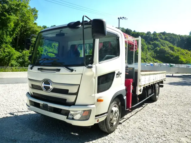 ☆レンジャー クレーン付ユニック4段 入庫しました！！☆|日野 レンジャー 2KG-FC2AB(2WD)の写真1