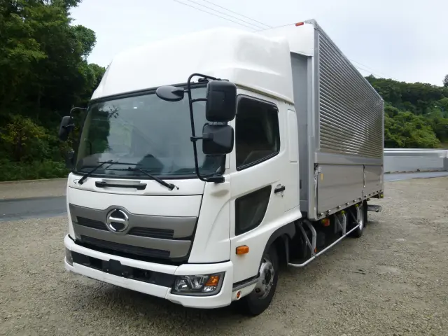☆日野 ウイング格納PG ワイド6200 ハイルーフ リヤエアサス 入庫しました!!☆|日野 レンジャー 2PG-FD2ABG(2WD)の写真1