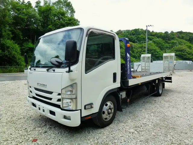 ☆いすゞエルフ キャリアカー 極東フラトップZero 入庫しました!!☆|いすゞ エルフ TRG-NPR85AN(2WD)の写真1