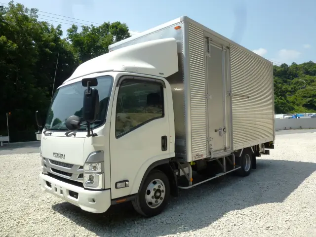 ☆いすゞ アルミバンPG ワイドロング 跳上PG 入庫しました!!☆|いすゞ エルフ 2RG-NPR88AN(2WD)の写真1