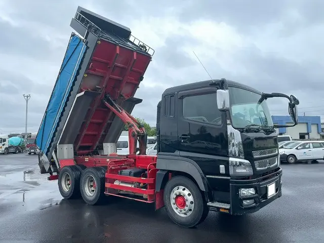 ★380馬力ICターボ!★7速MT車!★H25-スーパーグレート・ダンプ★|三菱 スーパーグレート QKG-FV50VX(6x4)の写真3