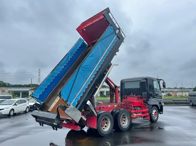 ★極東製510×220cm!★3軸2デフ!★H25-スーパーグレート・ダンプ★|三菱 スーパーグレート QKG-FV50VX(6x4)の写真5