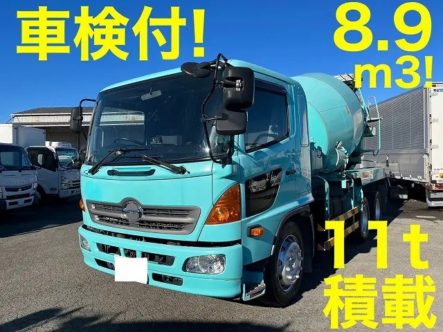 H25-増トンレンジャー・ミキサー車★車検付！令和7年11月迄★3軸2デフ！★★|日野 レンジャー LDG-GK8JKAA(6x4)の写真1