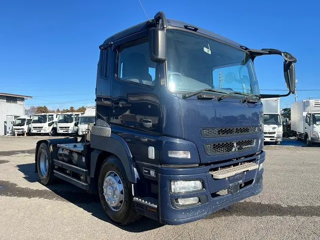 H25-スーパーグレート・トラクターヘッド★第5輪荷重11トン!★後輪エアサス!★|三菱 スーパーグレート QKG-FP54VDR(未入力/関係無)の写真4