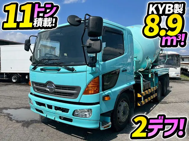 ★H26-増トンレンジャー・ミキサー車★ワンオーナー！★3軸2デフ！★★|日野 レンジャー LDG-GK8JKAA(6x4)の写真1