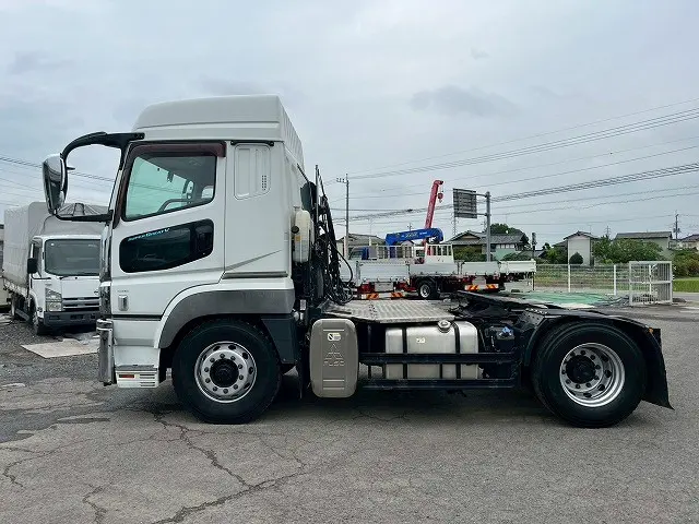 H27-スーパーグレート・トラクターヘッド★第5輪荷重：11.5トン！★ハイルーフ！★|三菱 スーパーグレート QPG-FP64VER(未入力/関係無)の写真10