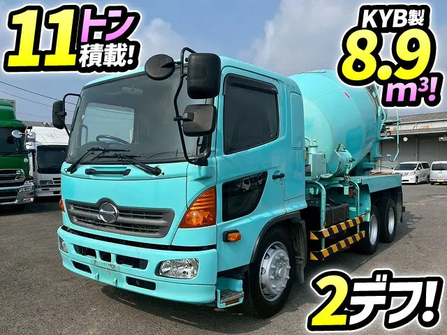 H26-増トンレンジャー・コンクリートミキサー車★車検付！令和8年8月迄！★増トン！★|日野 レンジャー LDG-GK8JKAA(6x4)の写真1