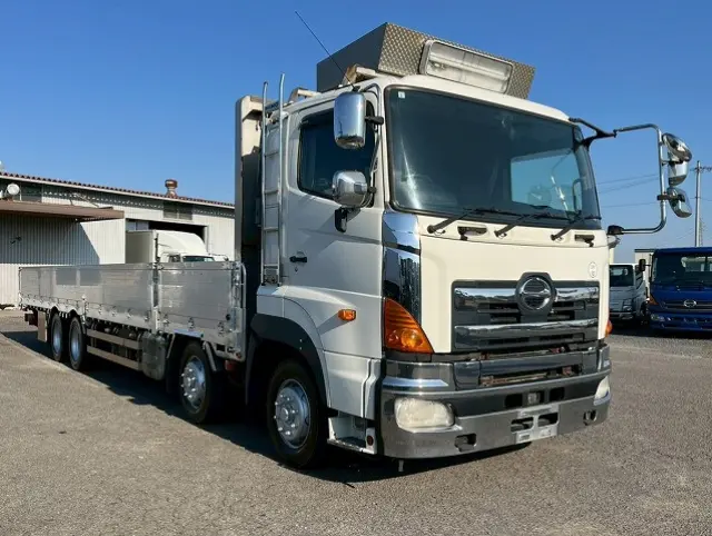 H25-プロフィア・アルミブロック★14トン積載!★8×4!4軸低床2デフ!★|日野 プロフィア QKG-FW1EXBG(8x4)の写真4