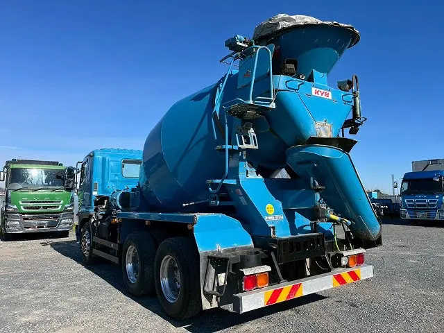 6×4!★3軸2デフ!KYB製・8.7立米!★H25-プロフィア・コンクリートミキサー車|日野 プロフィア QKG-FS1AKAA(6x4)の写真8