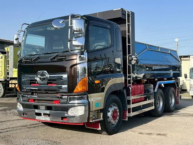 ★新明和製!★510×220!★額縁アオリ!H28-プロフィア・ダンプ|日野 プロフィア QKG-FS1EKDA(6x4)の写真2