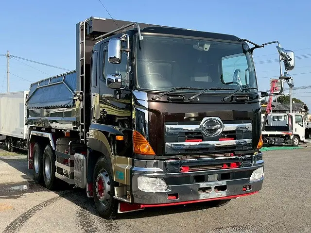 ★新明和製!★510×220!★額縁アオリ!H28-プロフィア・ダンプ|日野 プロフィア QKG-FS1EKDA(6x4)の写真5