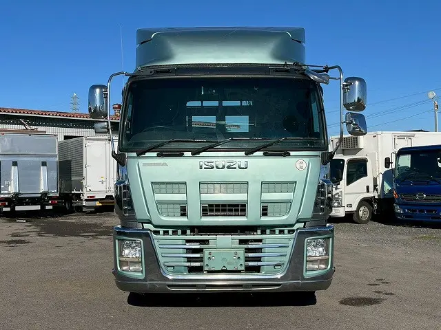 新明和アームロール★ツインホイスト★H27-ギガ・脱着装置付コンテナ専用車|いすゞ ギガ QKG-CYZ77AM(6x4)の写真2