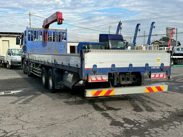 ★8×4★4軸低床2デフ！★後輪エアサス！H29-スーパーグレート・4段クレーン|三菱 スーパーグレート 2PG-FS74HZ(8x4)の写真8