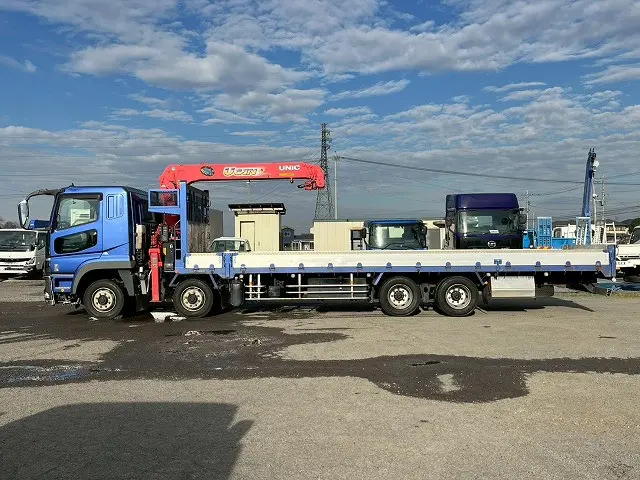 12.6トン積載！★5方開アルミブロック★H29-スーパーグレート・4段クレーン|三菱 スーパーグレート 2PG-FS74HZ(8x4)の写真9