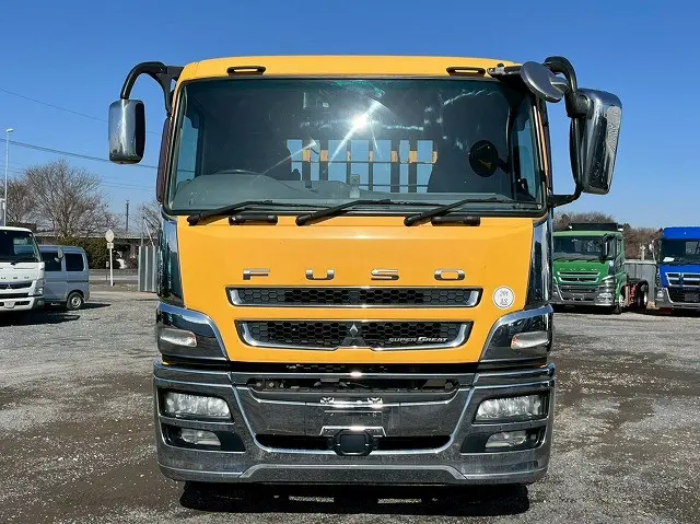 後輪エアサス！9500ボディ！H25-スーパーグレート・平ボディ|三菱 スーパーグレート QKG-FU54VZ(6x2)の写真2