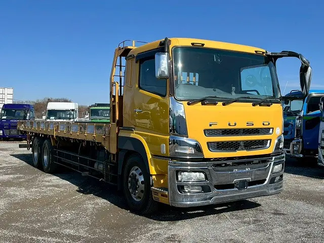 H25-スーパーグレート・平ボディ★14.5トン積載！3軸1デフ|三菱 スーパーグレート QKG-FU54VZ(6x2)の写真4