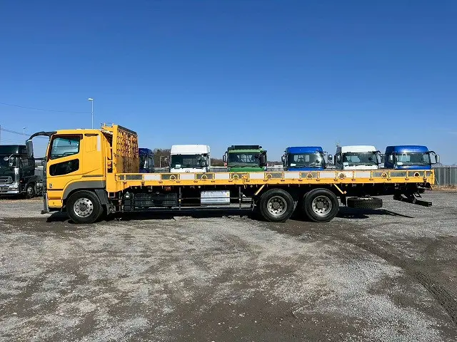 7速MT車！380馬力・ターボ！H25-スーパーグレート・平ボディ|三菱 スーパーグレート QKG-FU54VZ(6x2)の写真9