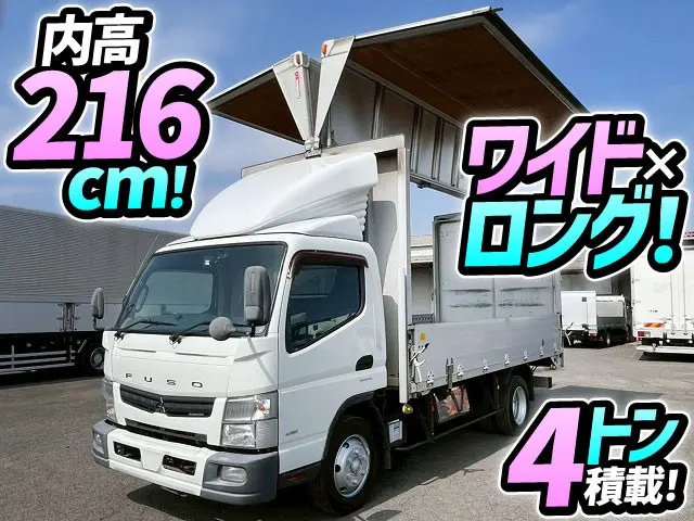 H26-キャンター・アルミウイング★4トン積載！ワイド×ロング|三菱 キャンター TKG-FEB90(未入力/関係無)の写真1
