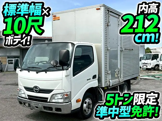 H27-デュトロ・アルミバン★標準幅×ショート！10尺ボディ|日野 デュトロ TKG-XZC605M(未入力/関係無)の写真1